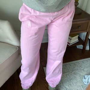 Pink Brandy Melville sweatpants